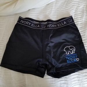 Ivory Ella spandex shorts
